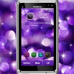 Xmas purple lights